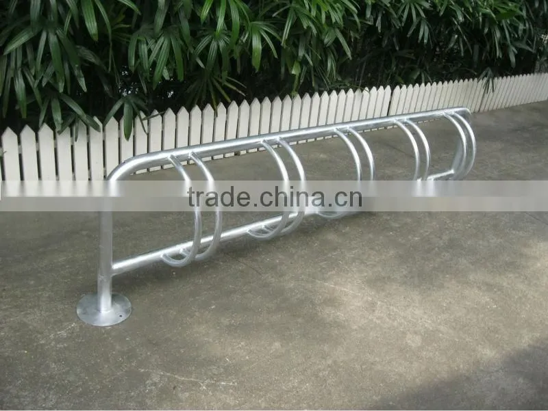 Galvanized steel standing bike rack,used bike racks