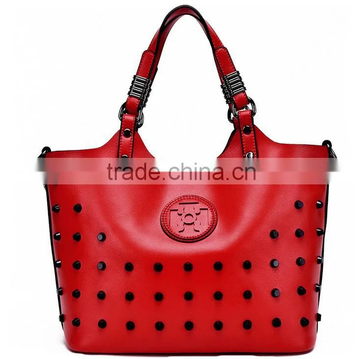 Women fashion handle silicon lady handbag