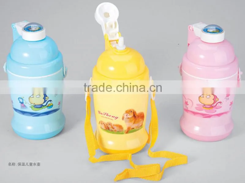 Lovely cartoon plastic water bottle for kid