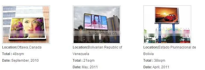 Outdoor Usage and Full Color Tube Chip Color P5 P6 P10 outdoor video advertising led display screen