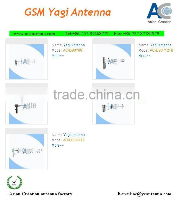 yagi antenna booster for 850 and 1900 signal plus antenna