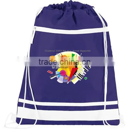 420D Game Day Cinch Bag Fashion Drawstring Backpack