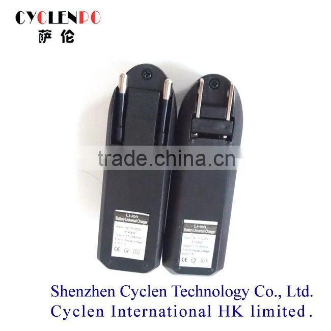 1 bay 3.7V EU plug wireless li-ion battery charger for cylindrical cell
