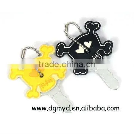 3D Skull Soft pvc key cover for Hallowmas 2013 (MYD-1600)
