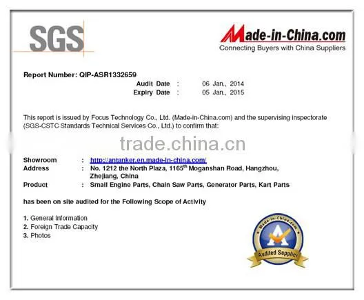 Gasoline Engine Parts 8hp engine GX240 Control Assembly