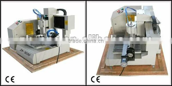 Desktop CNC Router with 4th Axis (ZK-3030) OEM available