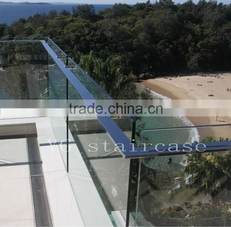 Indoor stainless steel railing for stairs