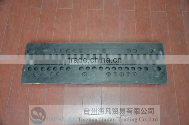 1000*300*50mm heavy strength rubber speed hump used on road /rubber speed humps for Crossroads/road car speed hump for crossing