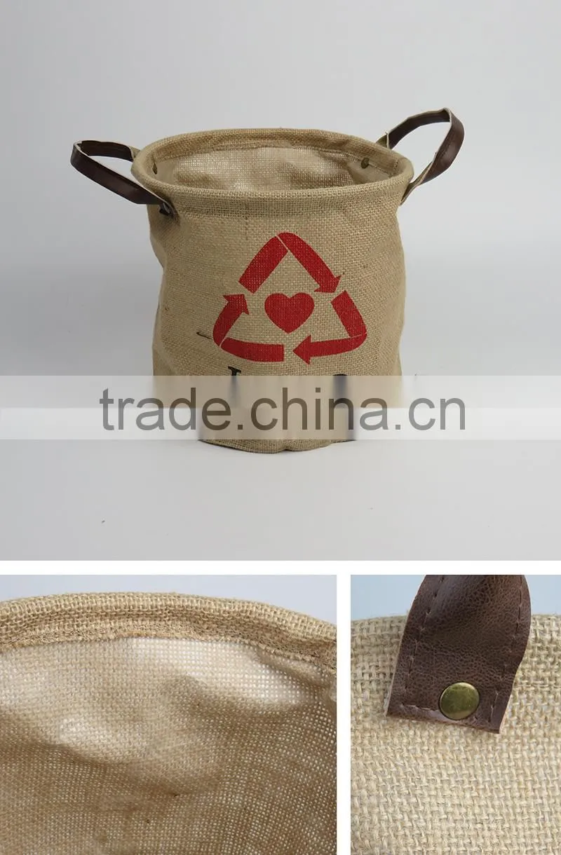 Promotion High Quality Reusable Foldable Shopping Bag Jute Bag
