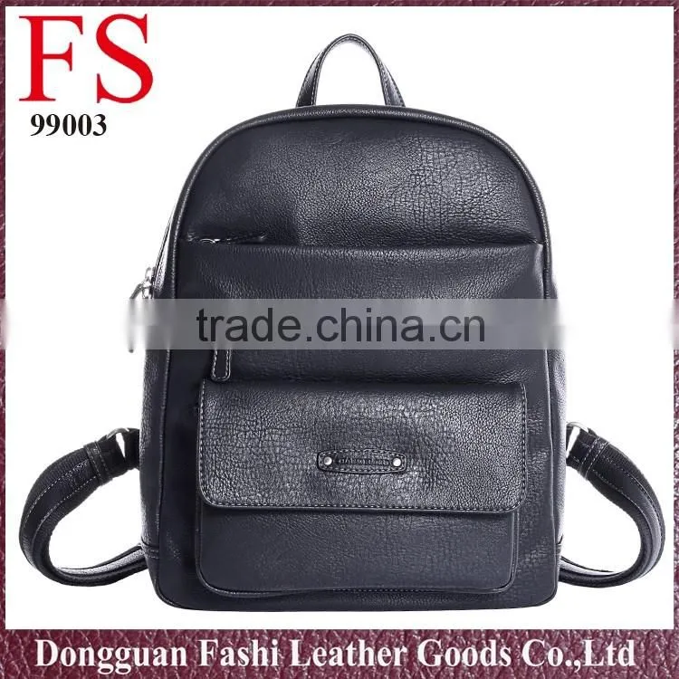 2016 fashion bag custom latest PU backpack bag