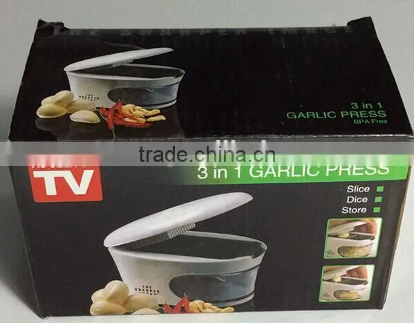 3 in 1 garlic chopper/garlic press