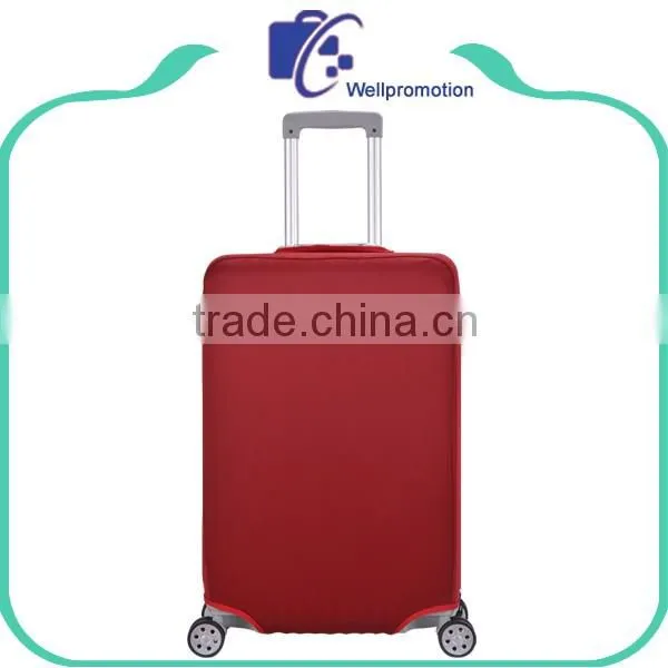 Wholesale high elastic custom luggage cover/spandex suitcase protective cover