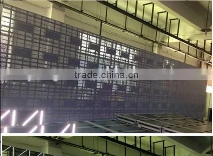 high quality low price p12.5 indoor full color transparent led display screen