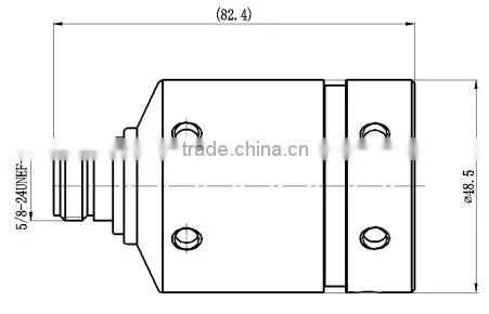 RF Coaxial N female connector for leaky feeder 1-1/4" cable