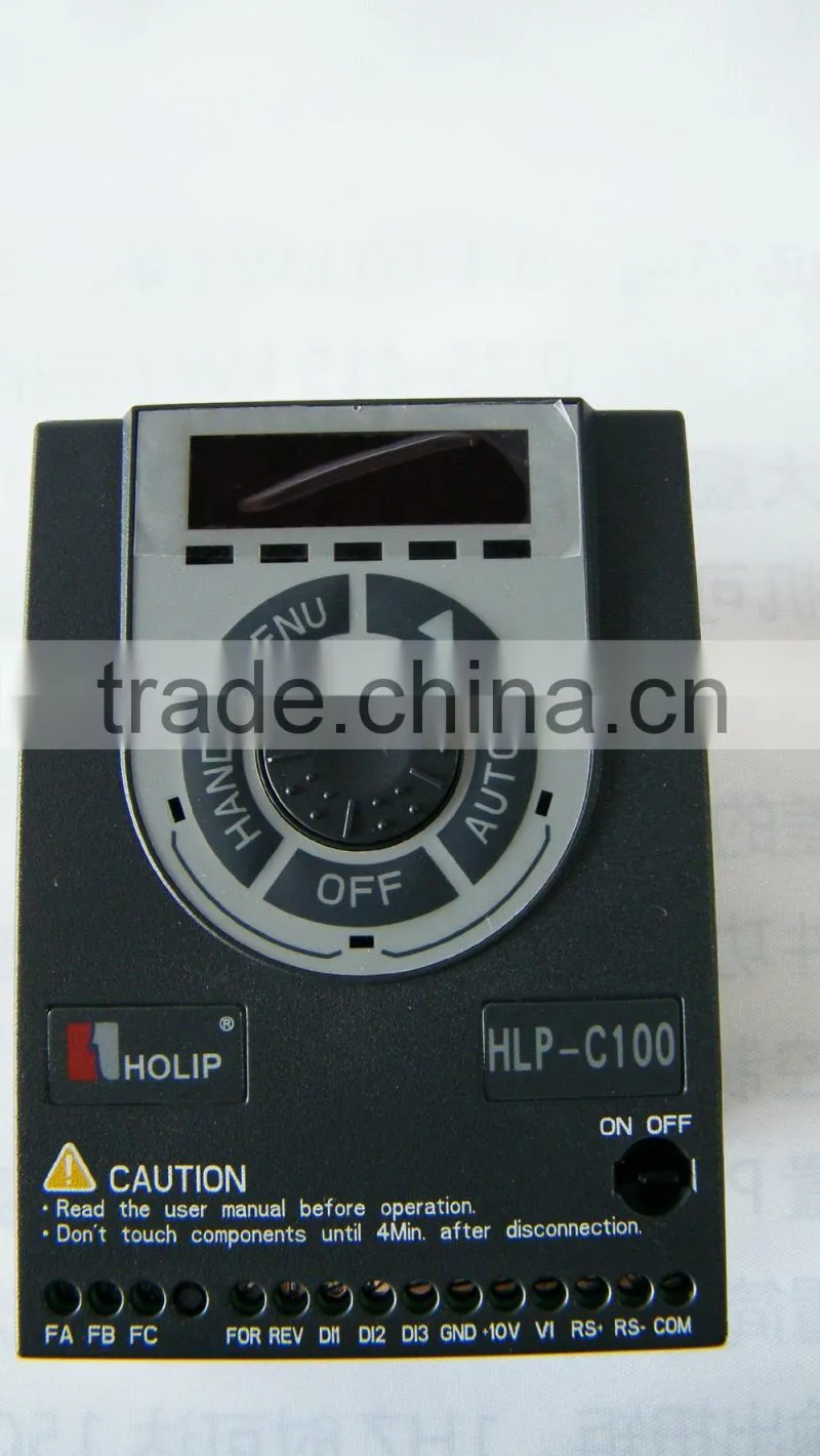 2.2kw 3 phase input 1 phase output frequency inverter HLP-C1001D543
