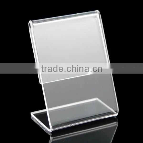 Acrylic label holders