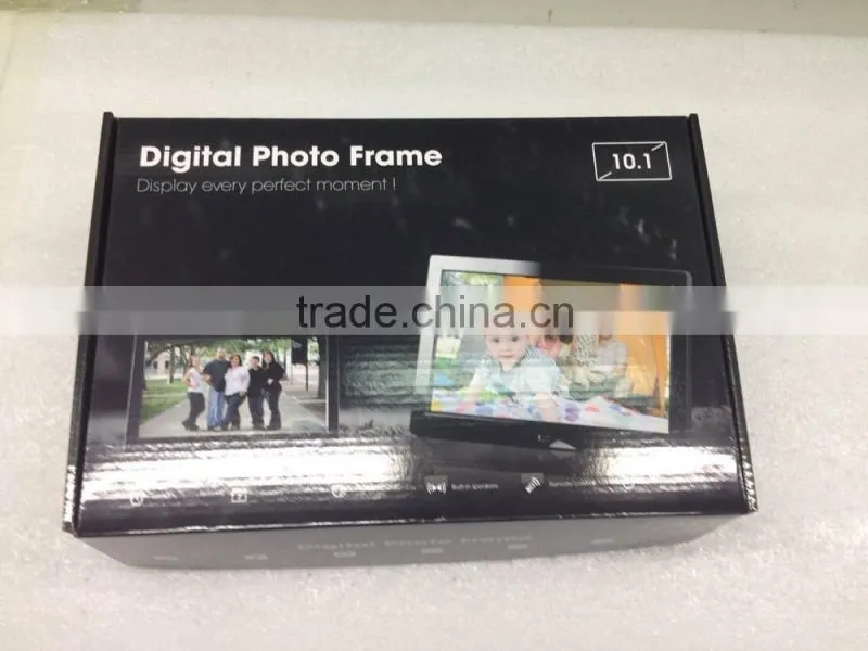 Pretty design 10.1inch gif digital sex photo frame