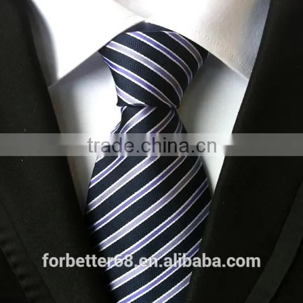 Wholesale Men's Stripe Polyester Ties