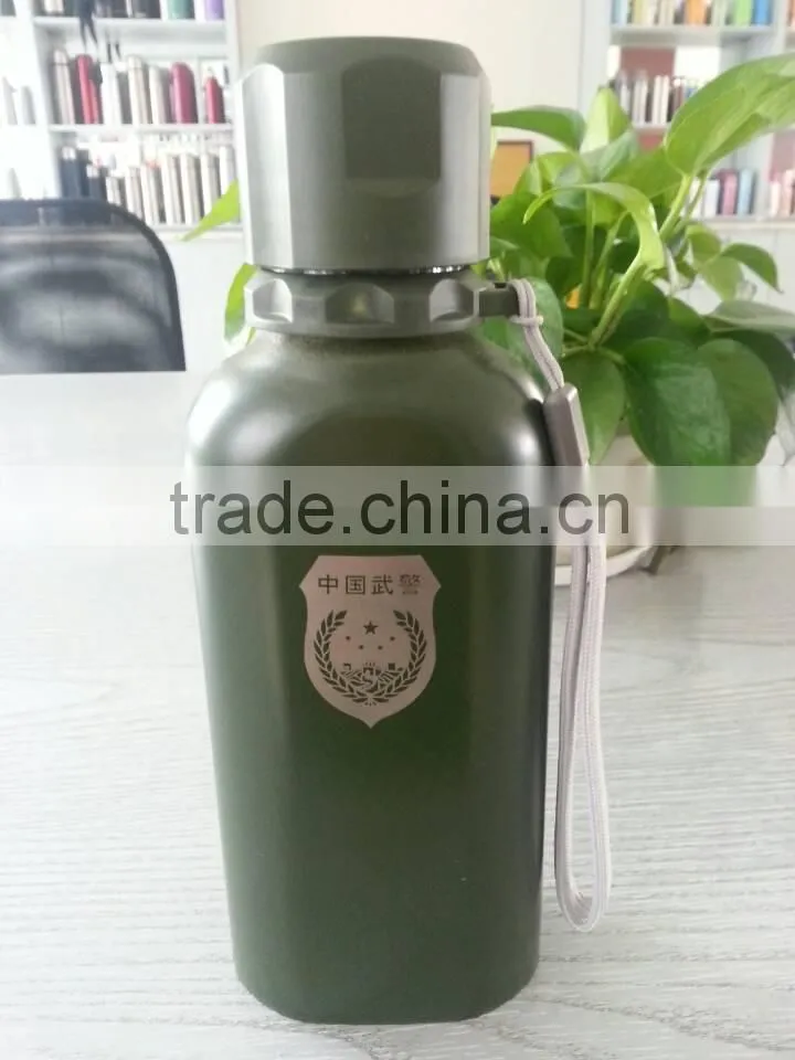 cheap plastic water bottle for military use