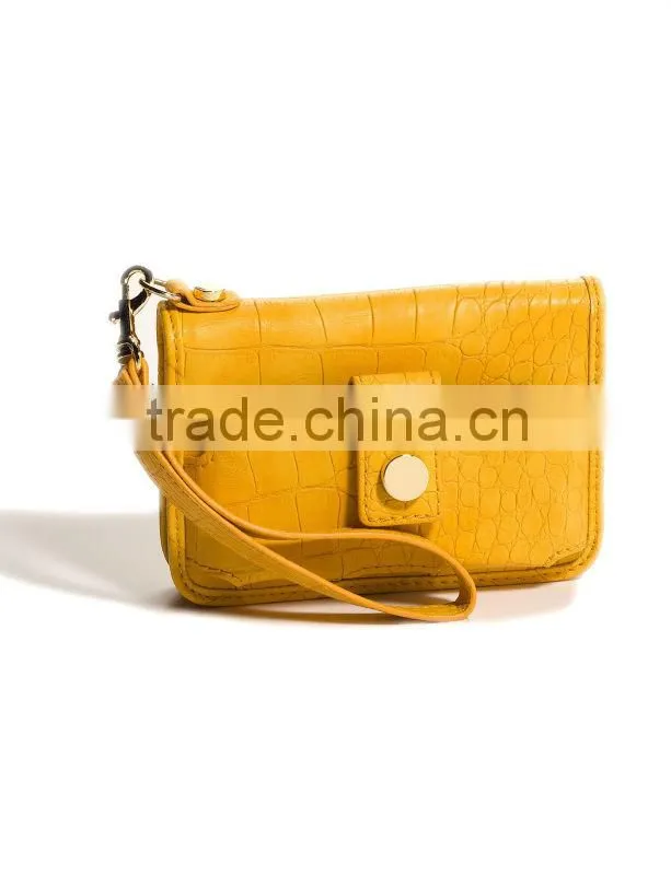faux leather Phone Wallet Wristlet