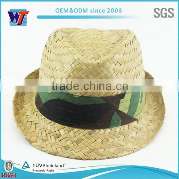 hollow out panama women foldable straw hat
