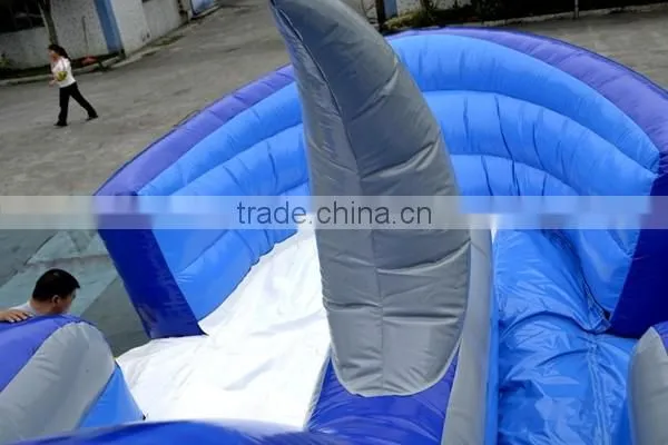 Commercial Inflatable Whale Ship Slide ,Double Lane Slide ,Bunk Bed With Slide For Kid