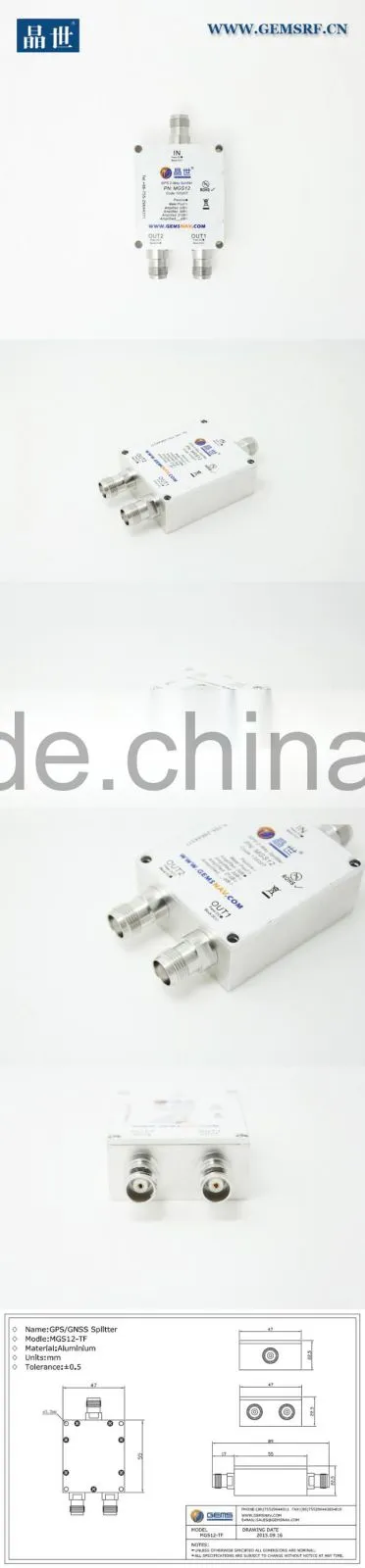 2 Way GPS Power Splitter GPS Splitters
