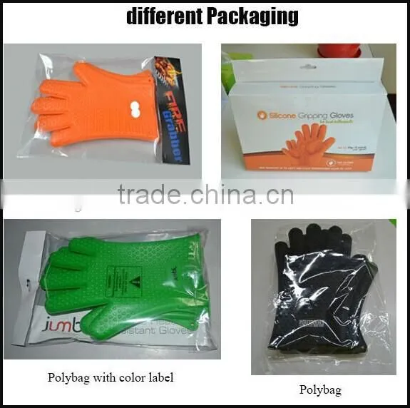 3% Discount BBQ Tools Heat Resistant Silicone BBQ/Grill Gloves