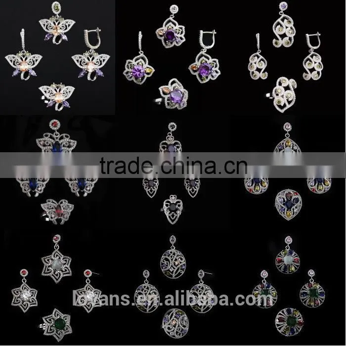 Products China 925 Sterling Silver Jewelry Set Butterfly Jewelry Themed Items TZ-0228