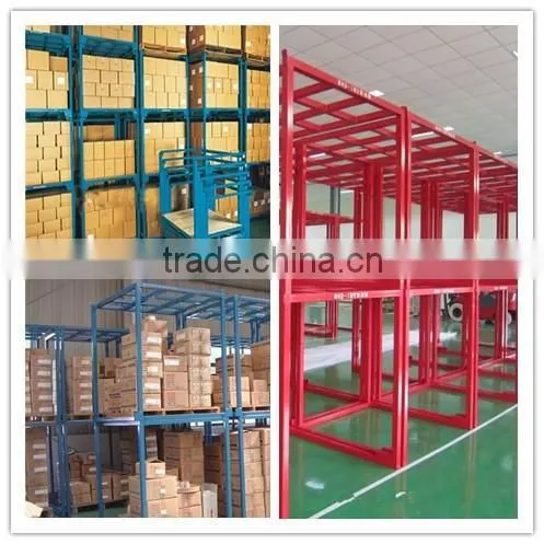 Heavy duty saving space independent fork drive steel stacking warehouse rack
