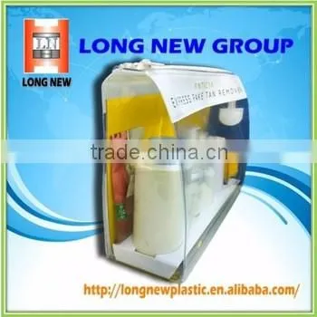 Quality transparent pvc zipper bag for cosmetics packaging