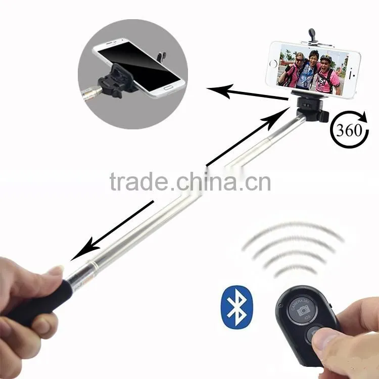 2 in 1 Combo Handheld Monopod Plus Self-timer kit Bluetooth Wireless Camera AB Shutter for Android iphone Samsung HTC CL-70