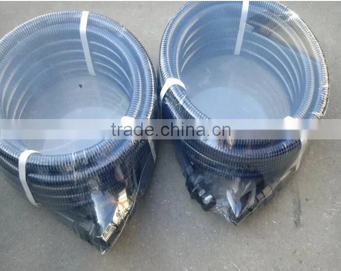 pvc flexible suction hose for water pump with connectors