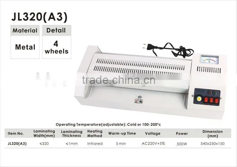 A3 Metal Photo Laminating Machine