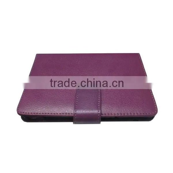 Fashion Universal Magnetic Flip Leather Case for 5 inch Tablet PC