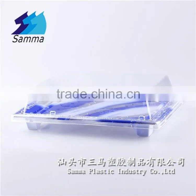 KW-0002LH-B Food Packaing Disposable Plastic Sushi Box
