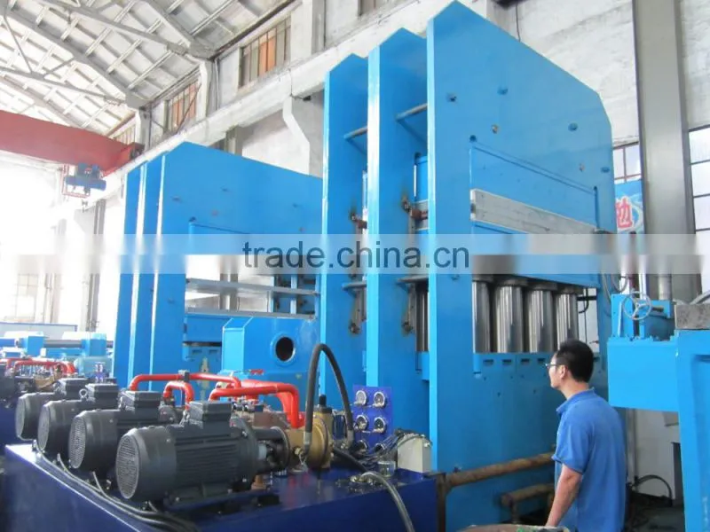Large rubber matting vulcanizing press moulding machine