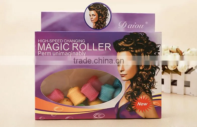 Professional High Quality New Style DIY Hairdressing Heliciform Manumotive PP Hair Roller