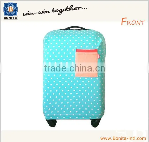 Spandex protective cover luggage Hot sale Luggage cover with printing
