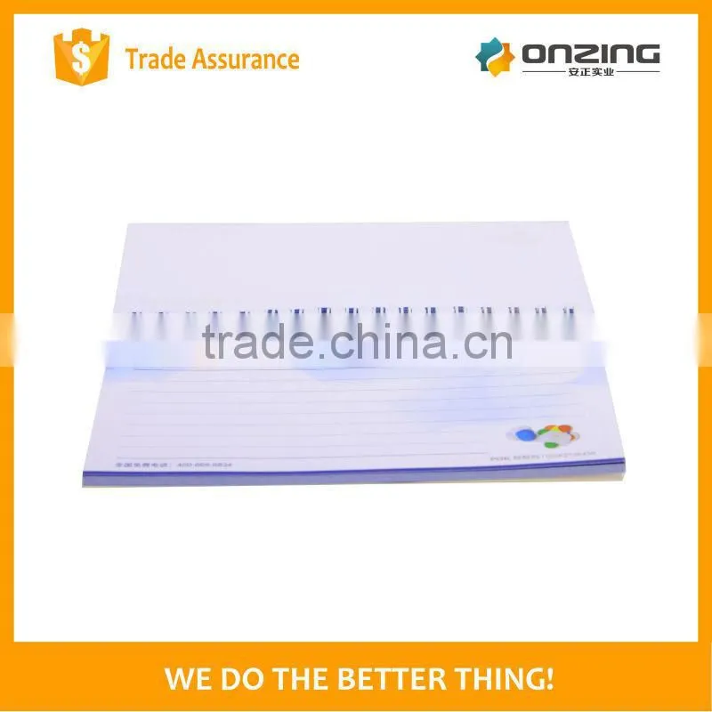 Onzing good quality wire-o note pad
