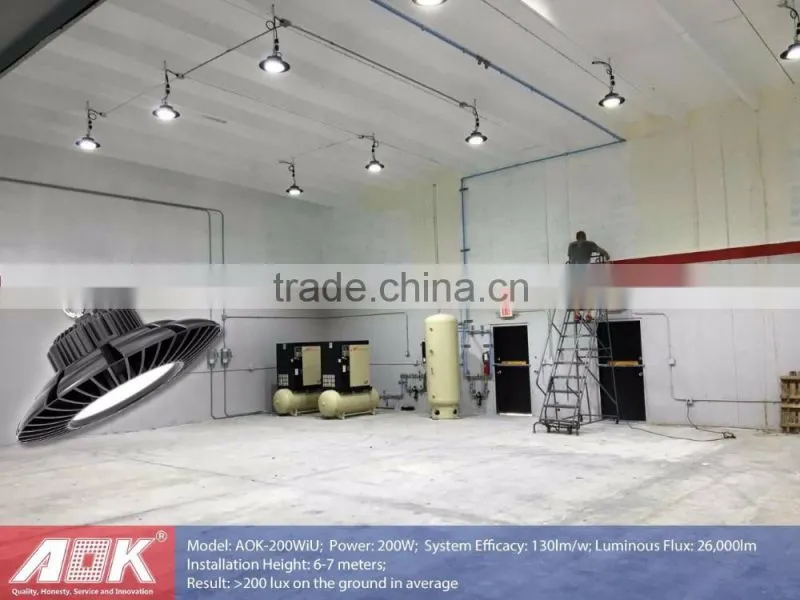 2016 Hot Selling New Design IP65 200W UFO High Bay Light Industrial Lighting