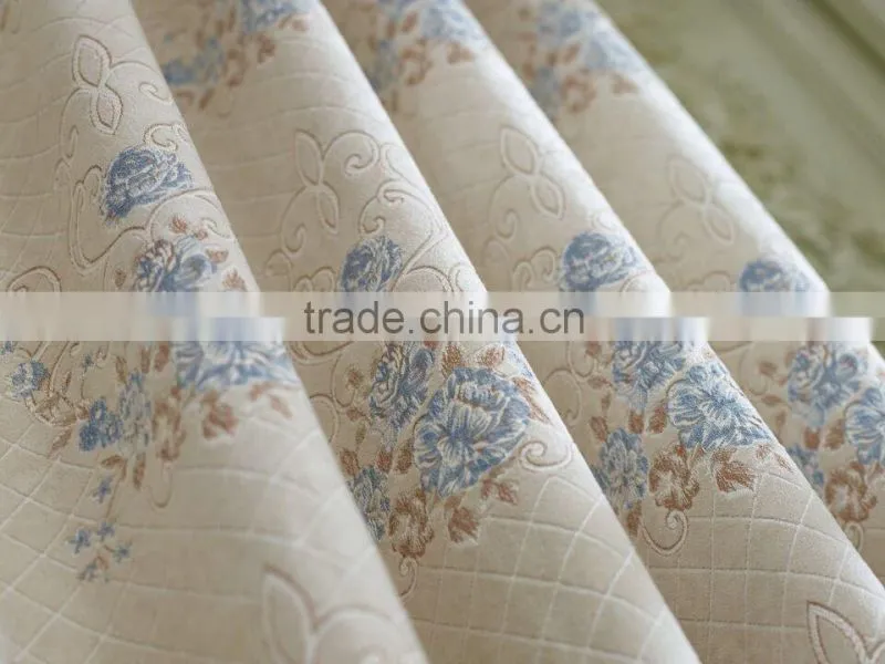 New curtain design 2016 !100% polyester luxury jacquard fabric valance macrame drapery curtain