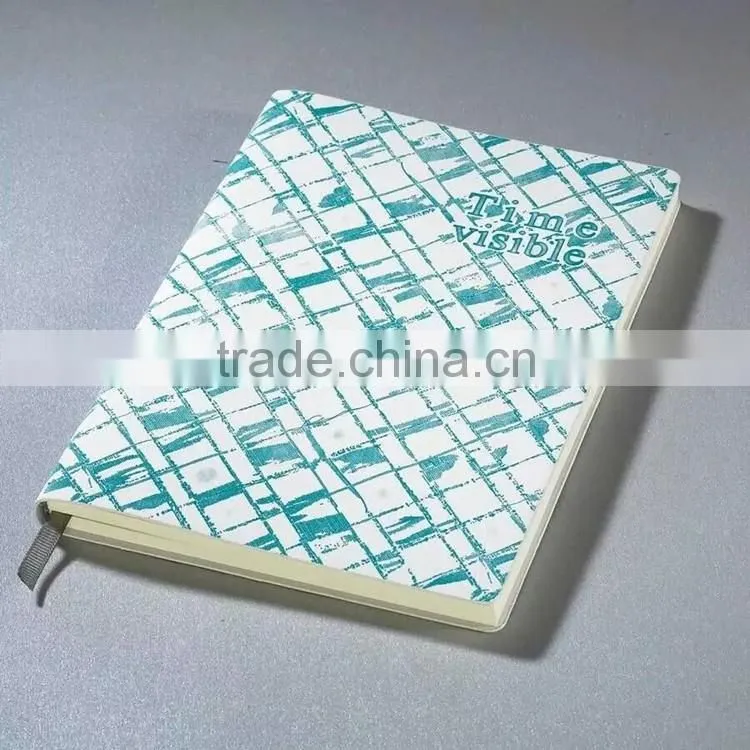 Prmotional durable embossed business meeting organizer pu notebook