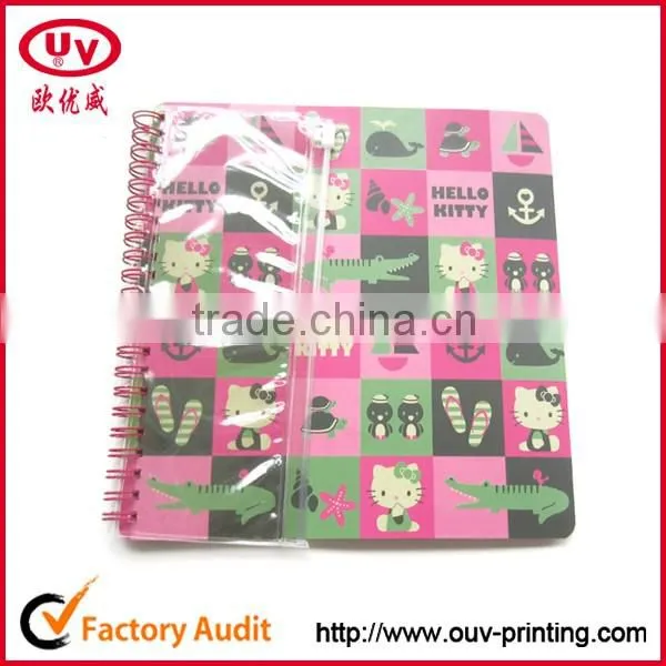 Colorful spiral drawing books for children