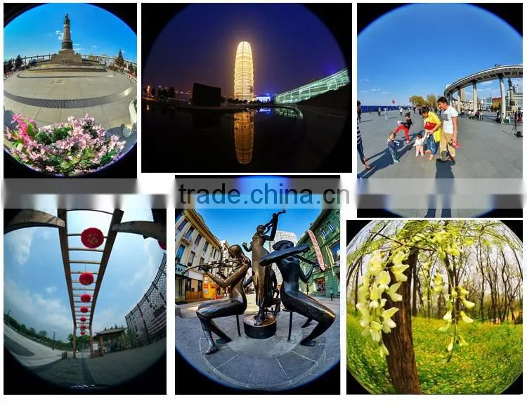 Universal Clip Detachable 3 in 1 Fish Eye Lens Wide Angle Macro Optical Lens Cell Phone Camera Lens