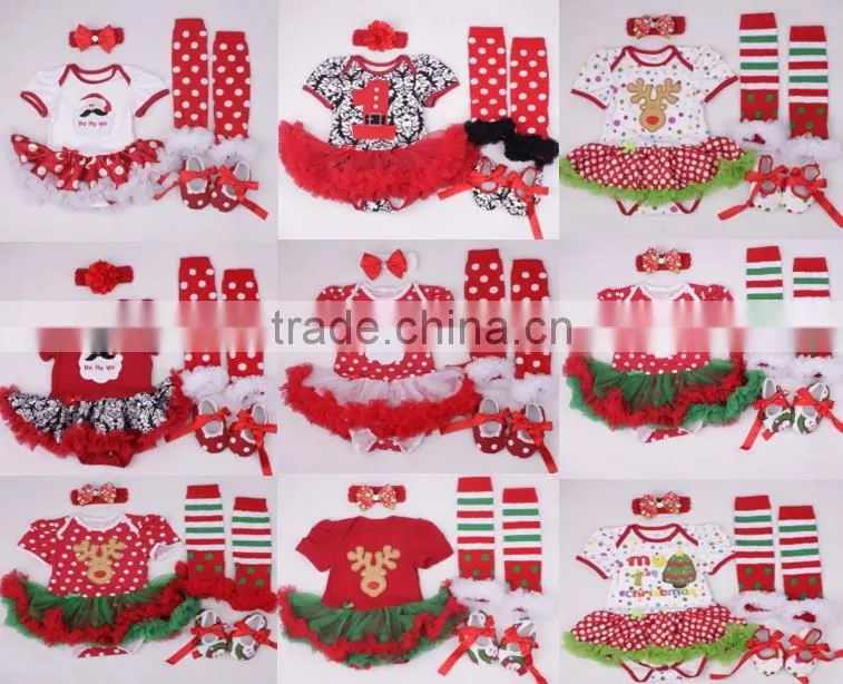 Wholesale Baby Girl Boutique Clothing Sets Cheap Baby Girl Clothes Flower Girl Tutu Dresses