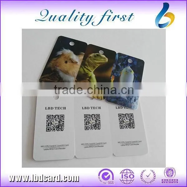 LBD Mini PVC Cards Custom Small Shape Cards
