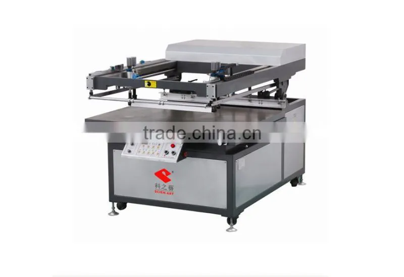 semi-auto flat sticker label printing machine