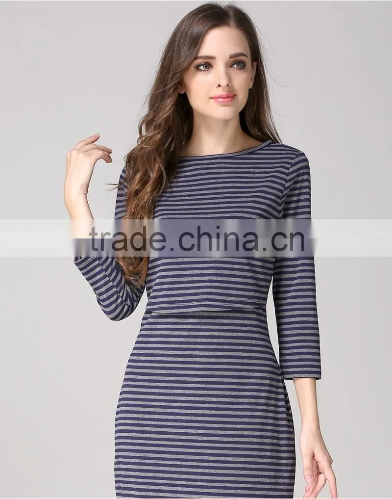 Newest style sexy women breastfeeding baby feeding sleepwears dress