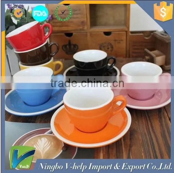 coffee cup with saucer, espresso cup with saucer